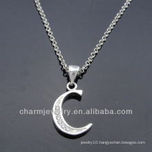 Hot sale Initial Charms CZ stone For Charm Bracelet PCC-009